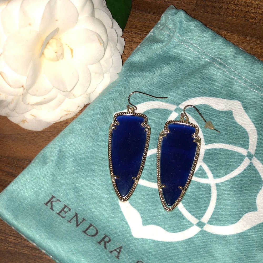 Skylar cobalt earrings